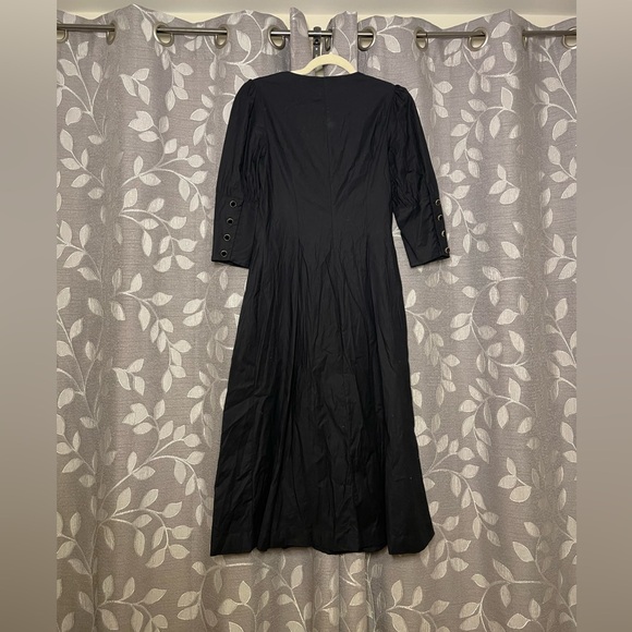 Reformation Halia Dress in Black - Picture 9 of 9